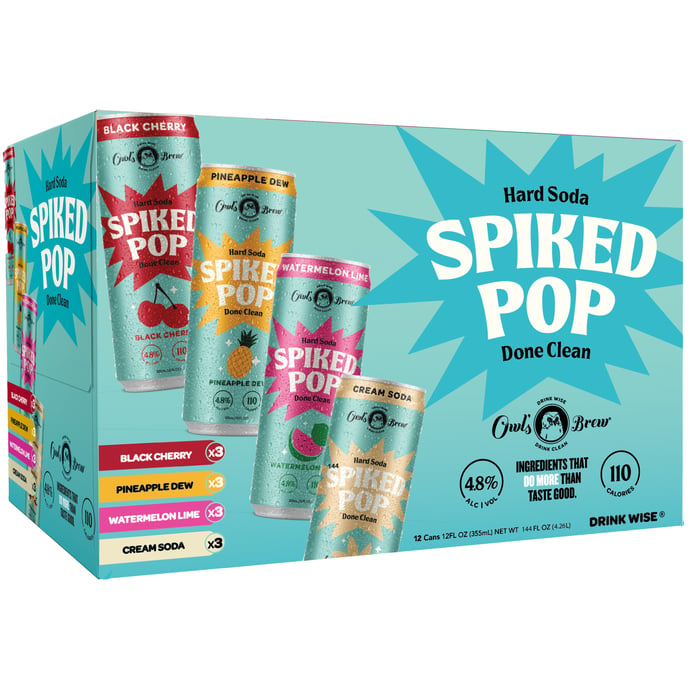 Owl's Brew Spiked Pop Variety