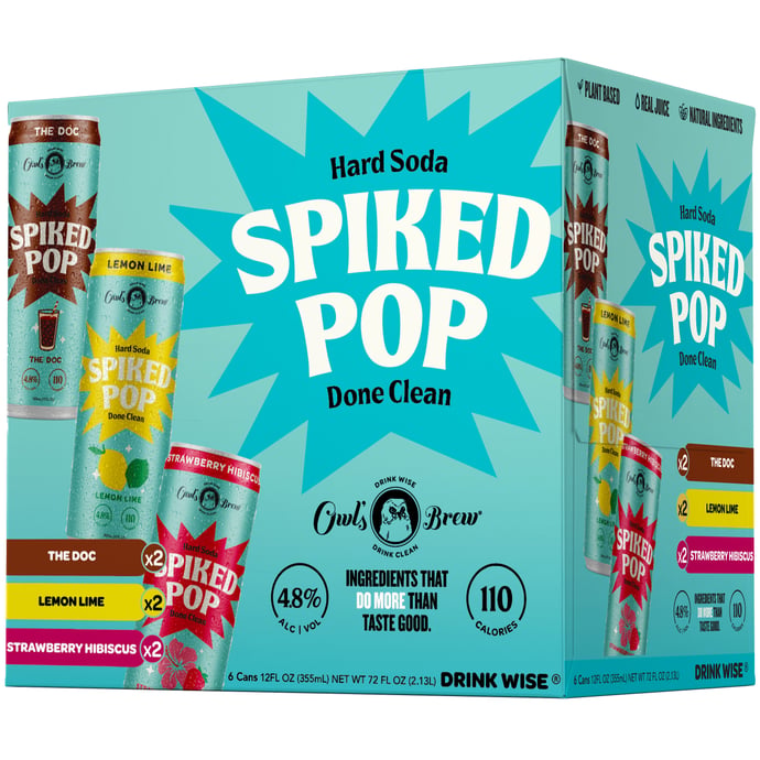 Owl's Brew Spiked Pop Variety