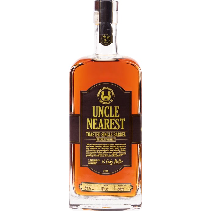 Uncle Nearest Tennessee Whiskey Toasted Single Barrel