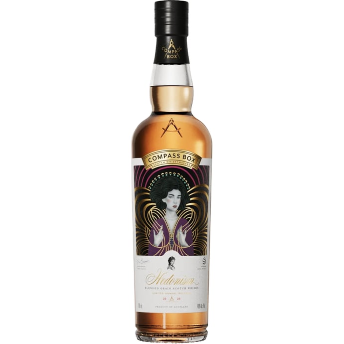 Compass Box Hedonism Limited Annual Release Grain Whisky 2026