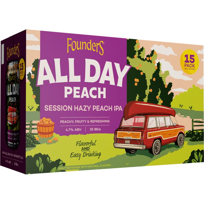 Founders All Day Peach