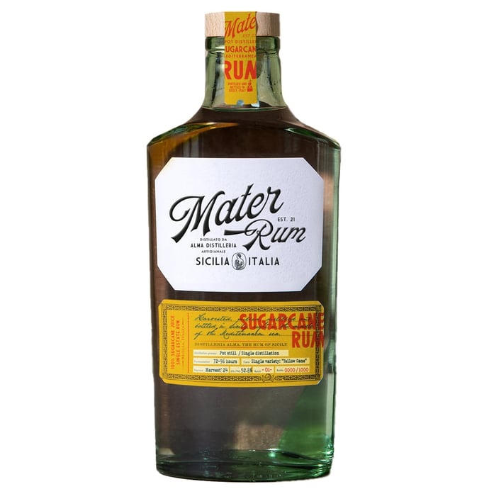 Alma Distilleria Mater Sicilian Rum Yellow Cane
