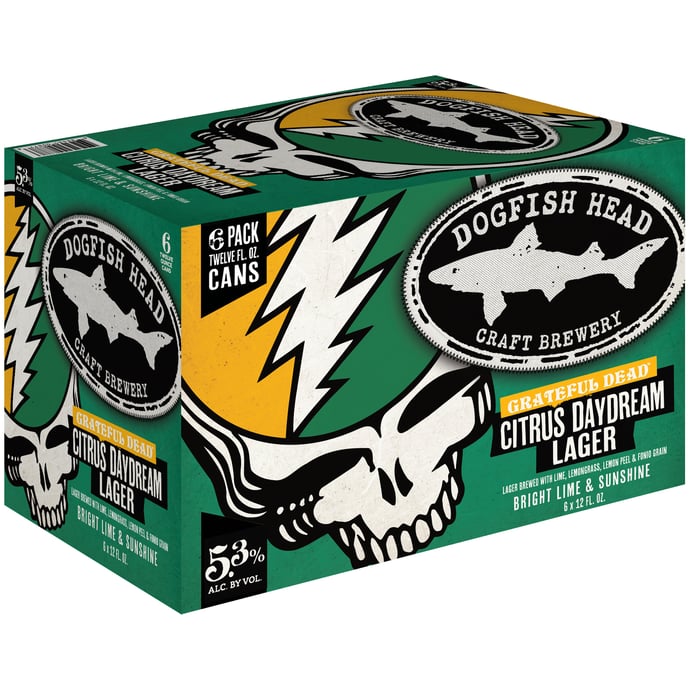 Dogfish Head Grateful Dead Citrus Daydream Lager