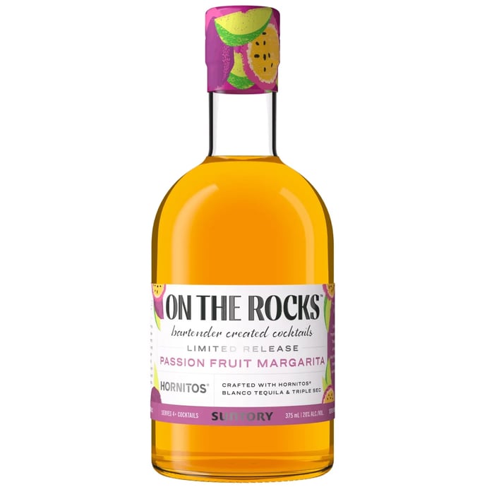 On The Rocks Premium Cocktails The Passion Fruit Margarita Made With Hornitos Tequila