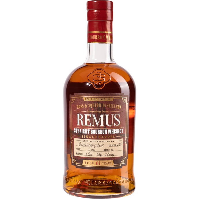 George Remus 6 year Barrel Strength Bourbon Single Barrel # 1041 Binny's Handpicked