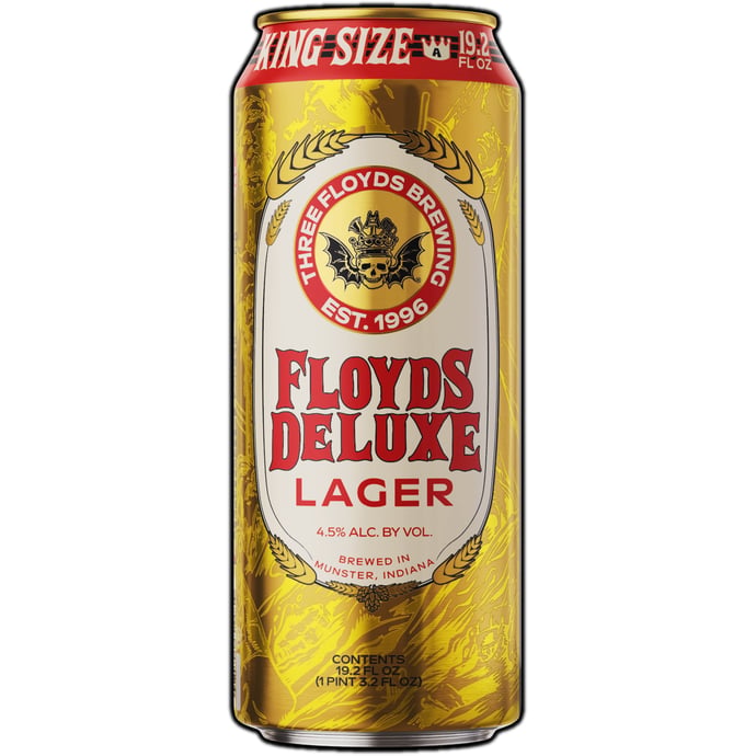 Three Floyds Deluxe Brand Lager