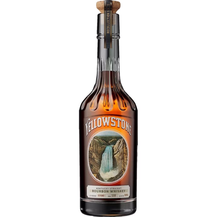 Yellowstone 8 year old Small Batch Bourbon Recollections Bottle