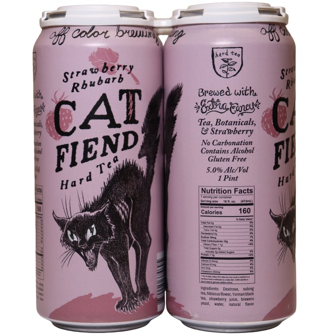 Off Color Strawberry Rhubarb Cat Fiend
