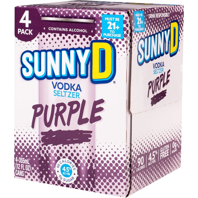Sunny D Vodka Purple Seltzer