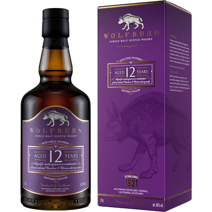 Wolfburn 12 year old Highland Single Malt Scotch