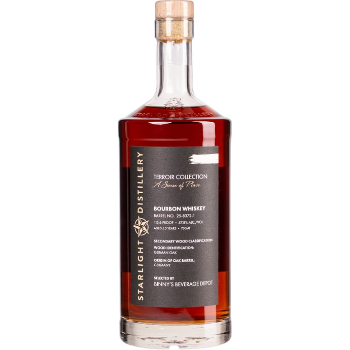 Huber's Starlight Distillery Terroir Collection Bourbon Finished in German Oak