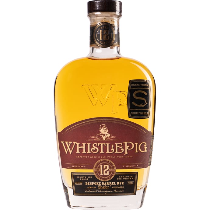 WhistlePig 12 year old Rye Shafer Cabernet Cask Finish