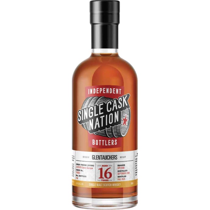 Single Cask Nation Glentauchers 16 year old PX Sherry Cask # 161625 2008