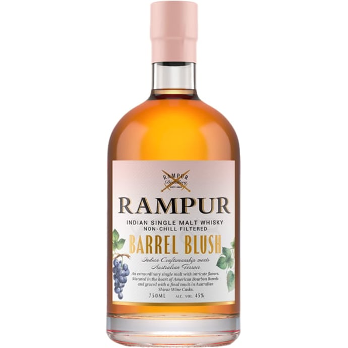 Rampur Barrel Blush Indian Single Malt Whisky