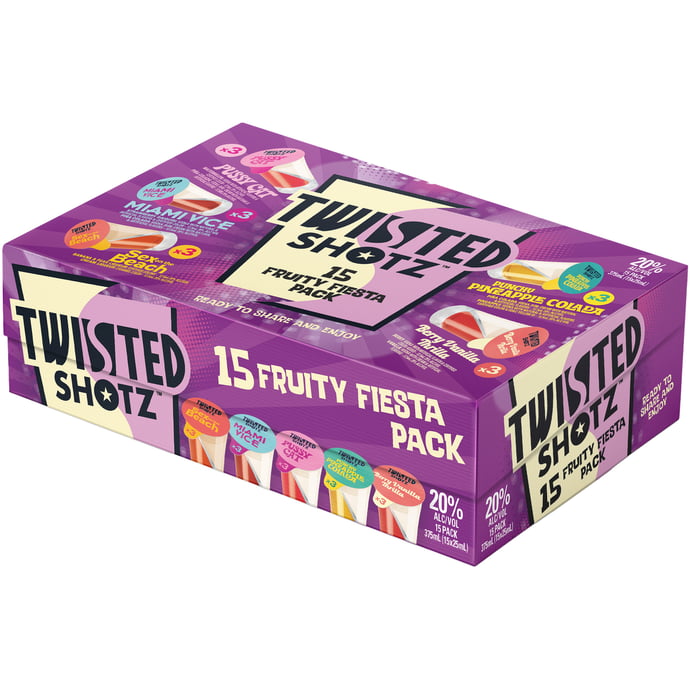 Twisted Shotz Fruity Fest 15 Pack Shots