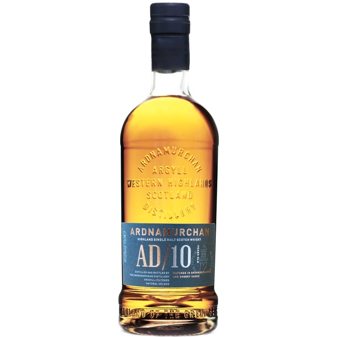 Ardnamurchan 10 year old Highland Single Malt Matured in Bourbon & Sherry Casks 2026