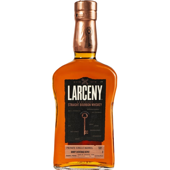 Larceny Barrel Proof Single Barrel # 8439143 Binny's Handpicked