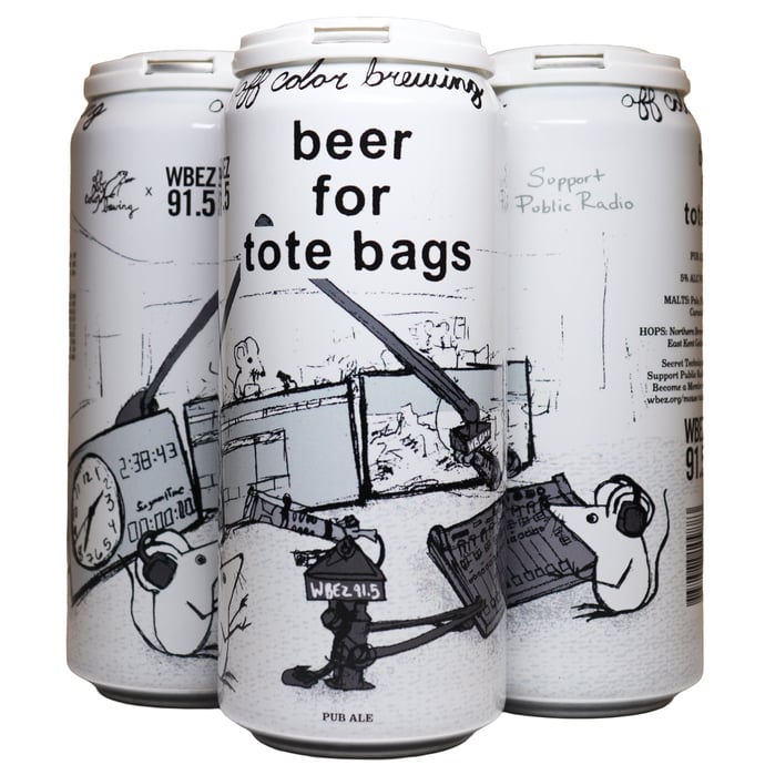 Off Color Beer for Tote Bags