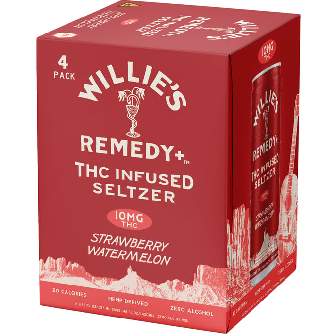 Willie's Remedy+ Strawberry Watermelon 10mg THC