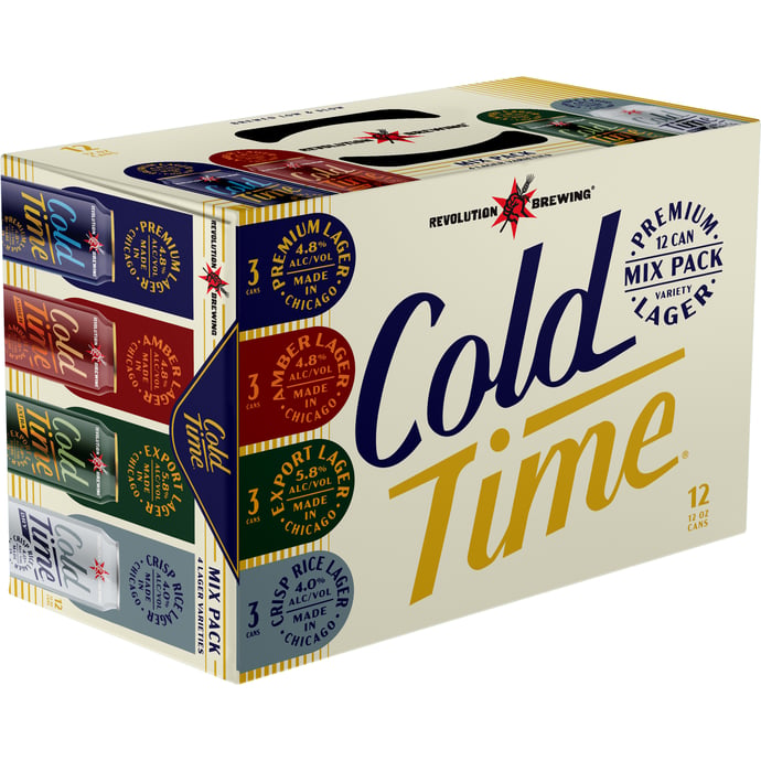 Revolution Cold Time Premium Lager Mix Pack
