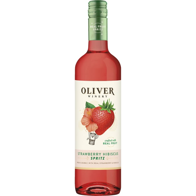 Oliver Winery Strawberry Hibiscus Spritz