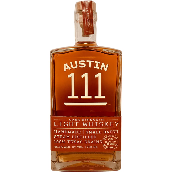 Austin 111 Proof Cask Strength Light Whiskey