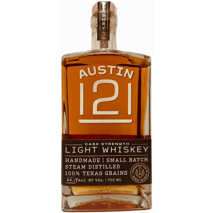 Austin 121 Proof Cask Strength Light Whiskey