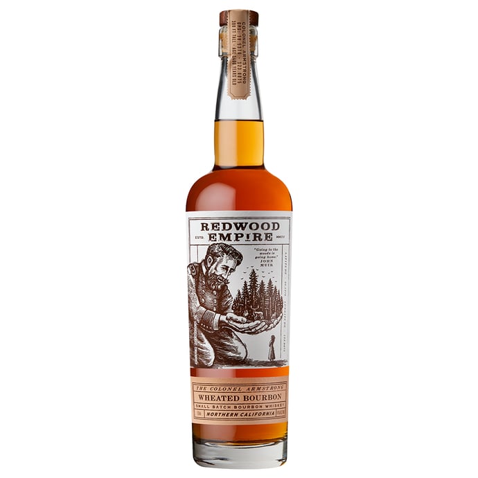 Redwood Empire The Colonel Armstrong Wheated Bourbon Whiskey