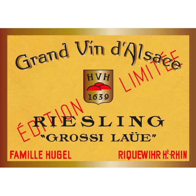 Hugel Riesling Grossi Laue 2016