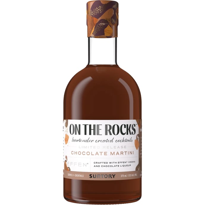 On The Rocks Premium Cocktails Chocolate Martini Made With Effen Vodka