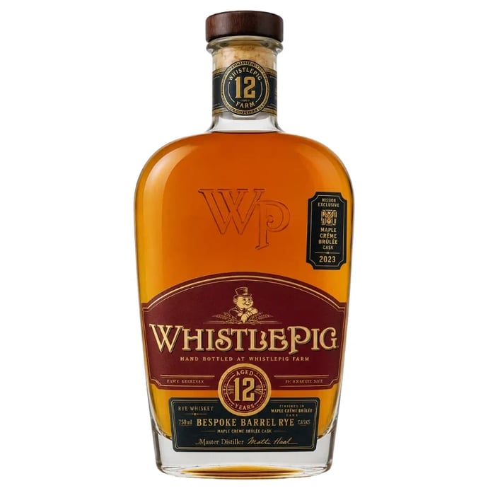 WhistlePig 12 year old Rye Finished in Maple Creme Brulee Cask