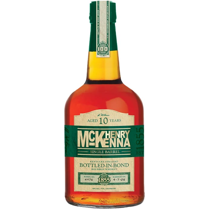 Henry McKenna 10 year old Single Barrel Bottled in Bond
