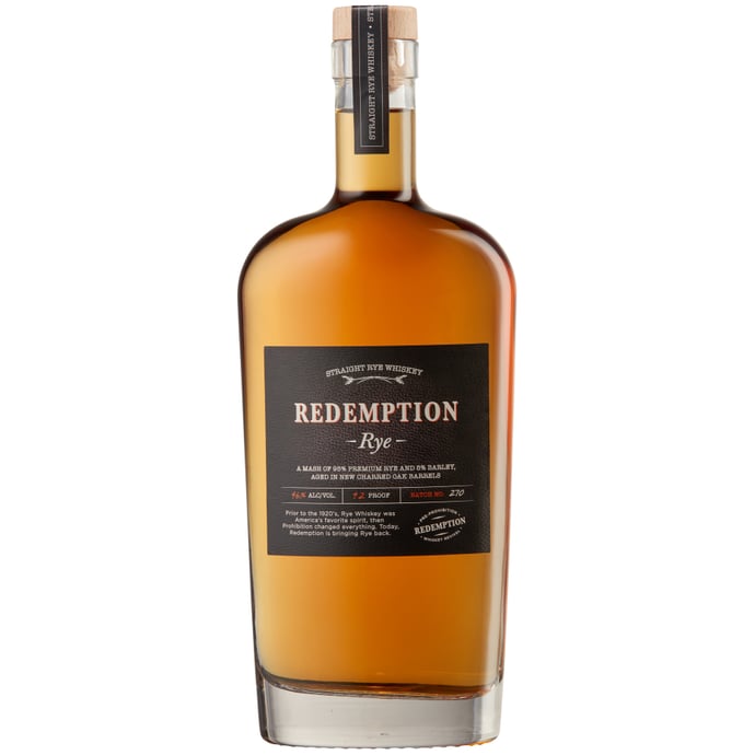 Redemption Straight Rye Whiskey