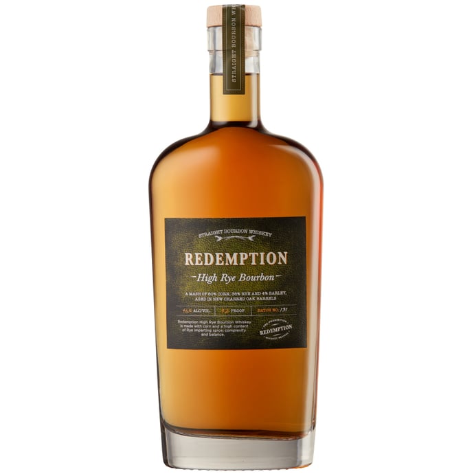 Redemption High Rye Straight Bourbon Whiskey
