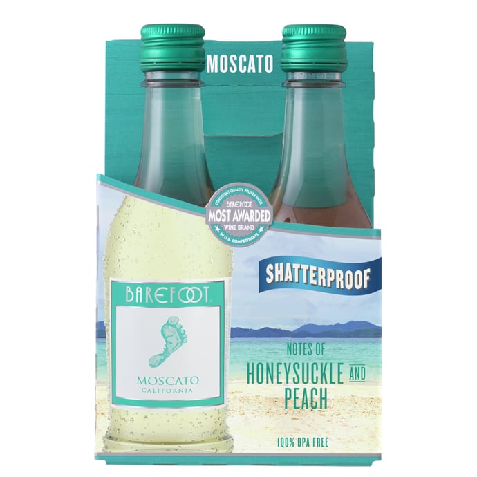 Barefoot Moscato 4 Pack