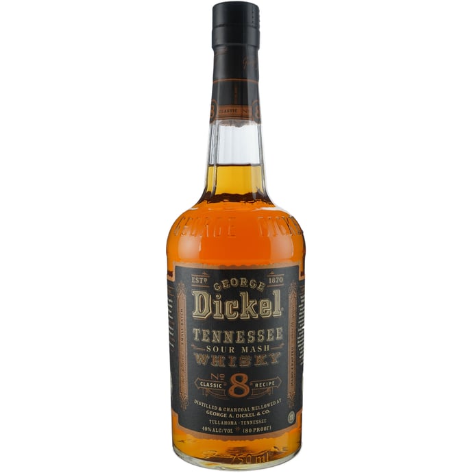 George Dickel Original No. 8 Black Label Tennessee Whiskey