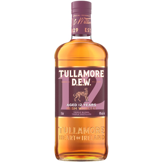 Tullamore D.E.W. 12 year old Triple Distilled Irish Whiskey