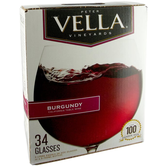 Peter Vella Burgundy Box