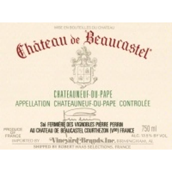 Chateau de Beaucastel Chateauneuf du Pape 2005