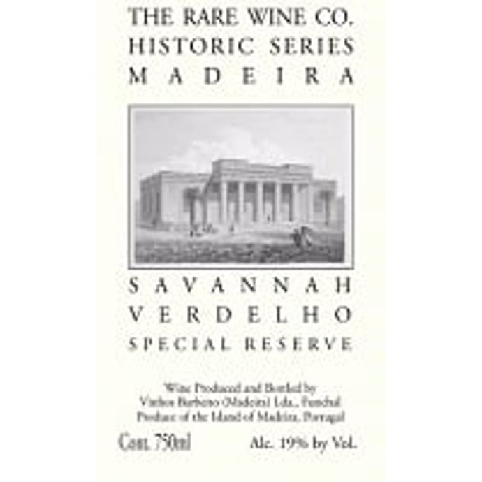 Rare Wine Company Barbeito Historic Series Savannah Verdelho