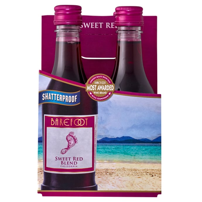 Barefoot Sweet Red 4 Pack