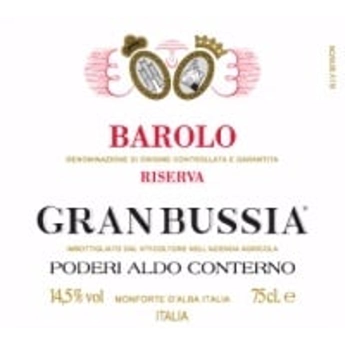 Aldo Conterno Barolo Granbussia Riserva 2000