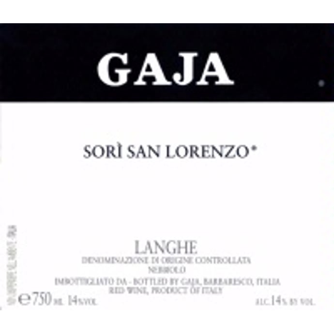 Angelo Gaja Sori San Lorenzo 2003