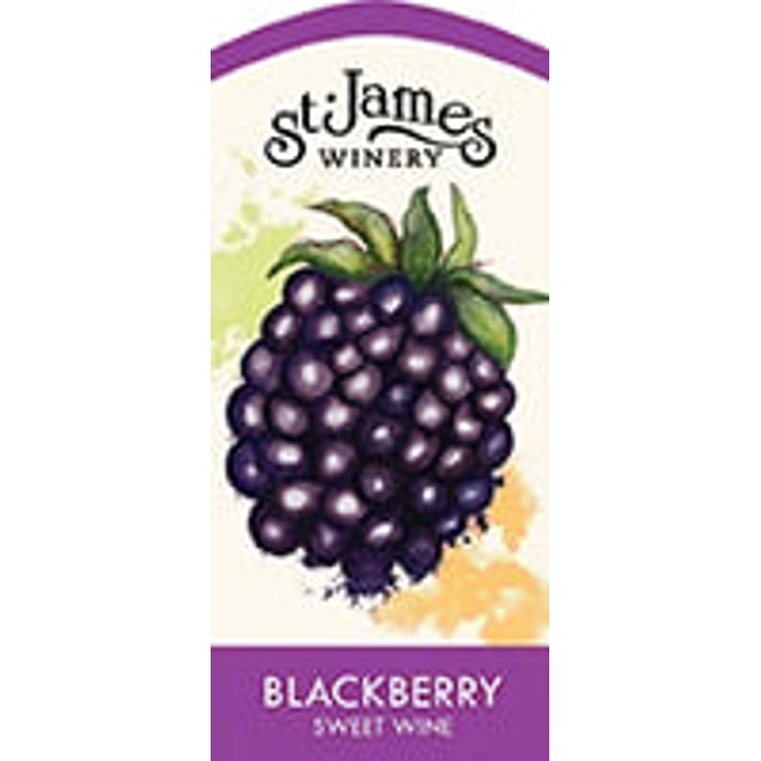 St James Blackberry Wine