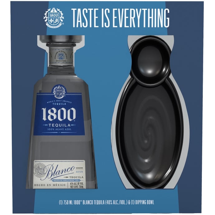 1800 Silver Tequila Gift Set