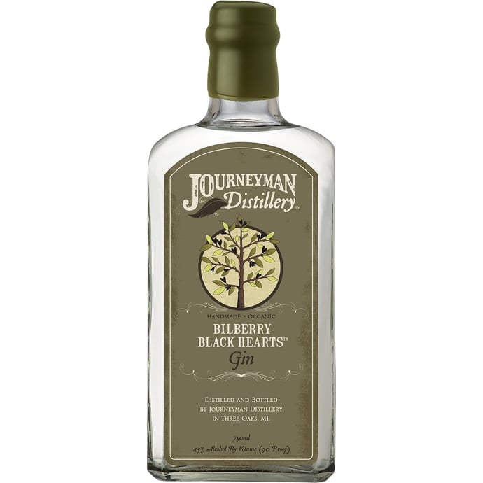 Journeyman Distillery Bilberry Black Hearts Gin