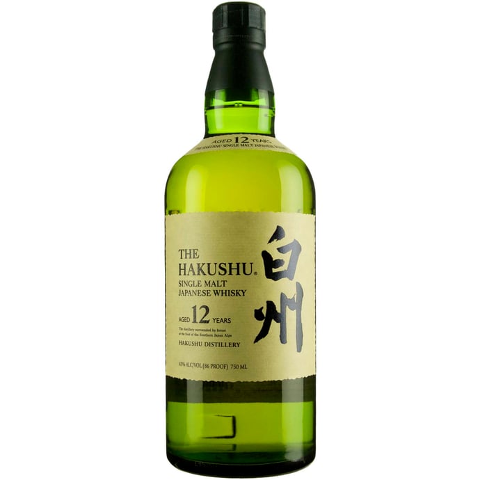 Suntory Hakushu 12 year old Peated Japanese Single Malt Whisky