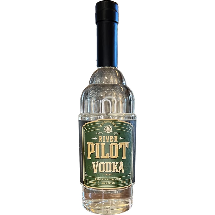 River Pilot Vodka by Mississippi River Distilling Company