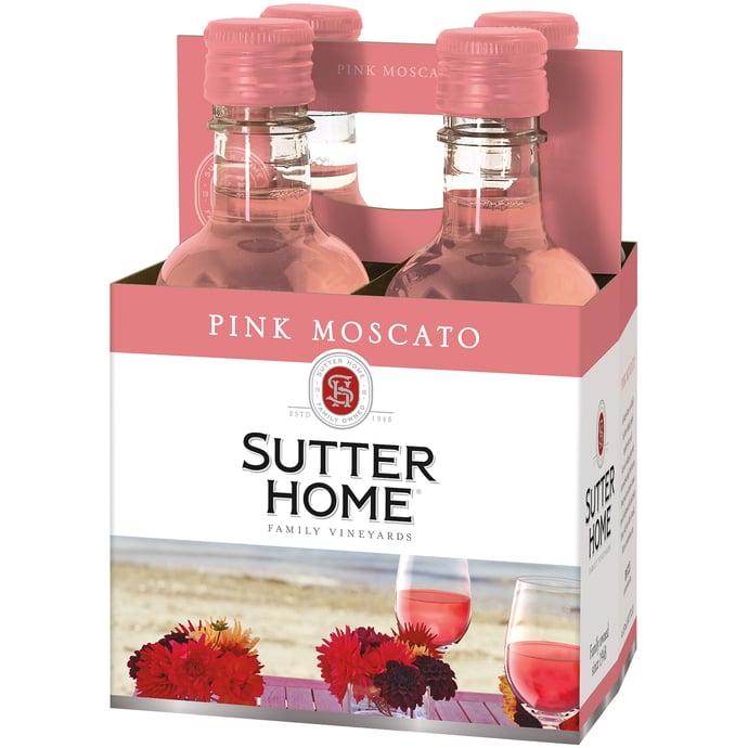 Sutter Home Pink Moscato 4 Pack