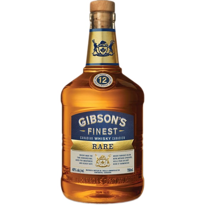Gibson's 12 year old Canadian Whisky